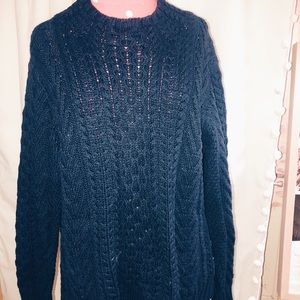 Lands End Knit Chunky Sweater